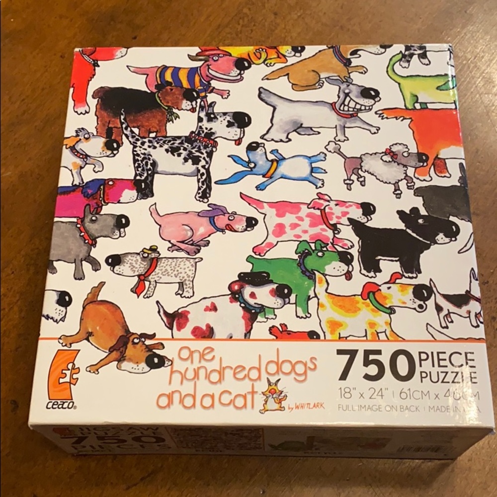 one hundred dogs and a cat Puzzle by Whitlark